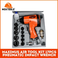 Maximus Air Tool Kit 17 pcs Pneumatic Impact Wrench 1/2"(RP7808)