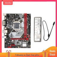 Meihe PC Motherboard  LGA1155 CPU Slot Maximum 16GB Multiphase Power for Replacement