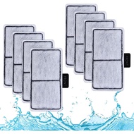 8 Pek Katrij Penapis Serasi dengan Elemen EF-S Sirip Atas, 8 Pek Penapis Akuarium untuk BF5 BETTAFLO