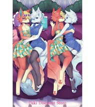 Dakimakura Anime Audrey Whitney Animal Crossing Furry Double Sided Print Life Size Body Pillow Cover