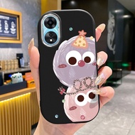 เคสสําห OPPO A58 5G A78 5G A58X 5G A1X A2X 5G A58 4G เคสโทรศัพท์กลมและอ้วนขนฟูเล็กซิลิโคนซิลิโคน