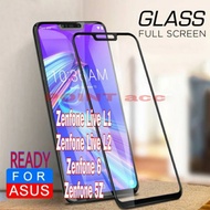 Tempered Glass Full Glue Asus zenfone Live L1 Live L2 6 5Z max M1 M2 Pro M1 M2 Anti-Scratch Full Gla