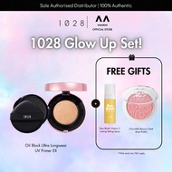 1028 GLOW UP Set (Cushion Foundation SPF50 + Vitamin C Setting Spray + Cheeck Blush Pinkful)