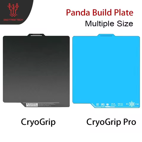 BIQU Panda Build Plate CryoGrip Coating No Clog Spring Steel Double-sided Textured for BambuLab H2D 