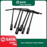 SATA T-HANDLE 6PT. SOCKET WRENCH / T SOCKET / 8MM / 9MM / 10MM / 11MM / 12MM / 13MM / 14MM / 17MM / 