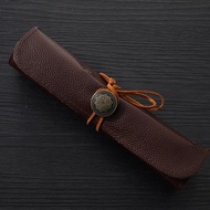 [milliongridnew] Tools Knives Roll Up Bag Carving Poet Knives Leather Bag Storage Organizer GZY