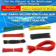 200PCS Wire Jumper Welding Wire Electronic Connecting Wire Double-Ended Tinned 5/0.8 22/24AWG 50/150
