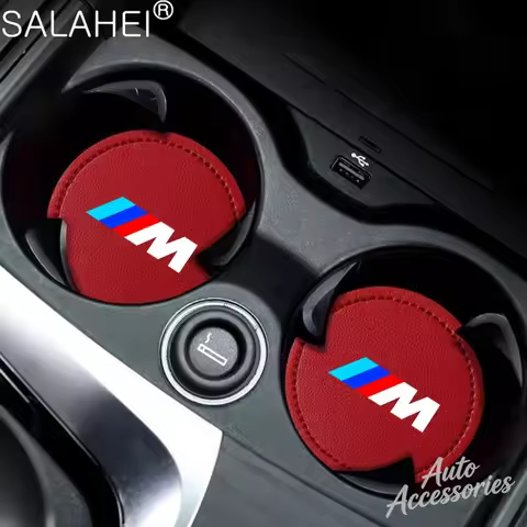 Car Anti-Slip Water Cup Pad Car Dustproof Coasters For BMW M E46 E39 E70 F10 F20 F30 X5 X6 X1 M3 M5 
