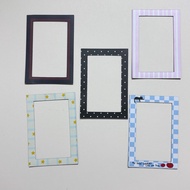Fridge magnetic photo frame, steel pedboard photo size 6x9, polaroid photo