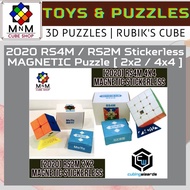 MoYu RS4M 4x4x4 / RS2M 2x2x2 Evo Stickerless MAGNETIC Puzzle [ 2x2 / 4x4 ]