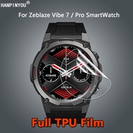 For Zeblaze Vibe 7 / Pro Lite SmartWatch Ultra Slim Clear Soft TPU Film Screen Protector -Not Tempered Glass