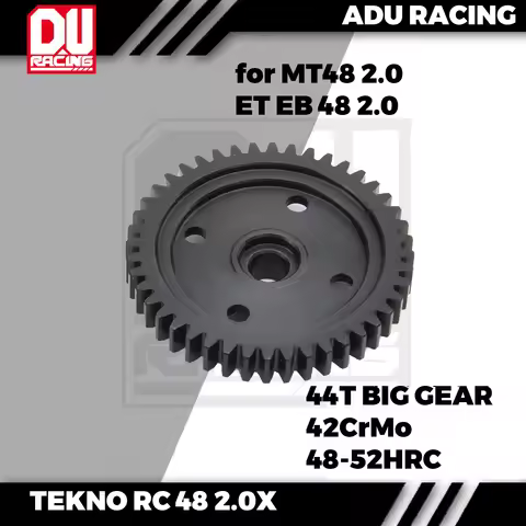 ADU RACING 42Crmo Spur Gear 44t hardened steel for TEKNO RC MT/EB/ET48 2.0 TKR9117