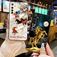 Realme C3 / 5 / REALME 5I / Realme Q / REALME 5 Pro / REALME C3 phone case with calligraphy of wealt