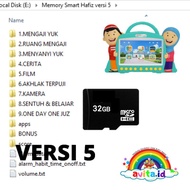 Smart Hafiz memory card untuk Smart Hafiz  I  Versi 1234 dan 5
