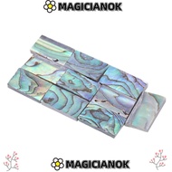 MAGICIANOK ​10Pcs Abalone Shell Inlay​, ​Colorful ​Guitar Fretboard Decoratio ​Guitar Inlay Material