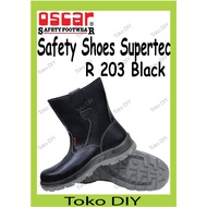 Oscar Safety Shoes Supertec R 203 Black – Pull Up Long Boot