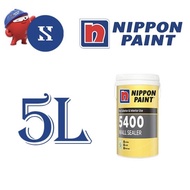 5L WHITE NIPPON PAINT VINILEX WALL SEALER 5400 EXTERIOR AND INTERIOR WALL