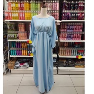 Kaftan VIRAL baju kelawar IRONLESS fit(S to 2xl) Baby blue Colour