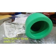 PPR Elbow 3" 90 degrees (Knee 3") Rucika Wavin