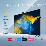 4K Ultra HD 32/43/55 inch Google Smart TV Android TV 13.0 System LED TV Netflix Youtube Google Play