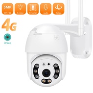 ANBIUX 4G SIM Card 5MP IP Camera PTZ 3MP HD Outdoor Wireless WIFI Camera 2MP Speed Dome Security CCTV Camera Two Way Audio ICSEE