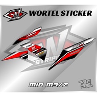 Mio M3 Striping - Hologram Decal Sticker for Mio M3 Motorcycle/ Mio Z Racing v4