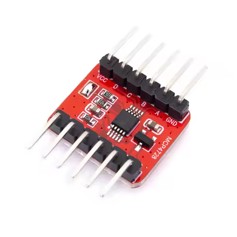 MCP4728 12-Bit DAC Module 4-Channel I2C Interface Programmable Voltage Reference with EEPROM Storage