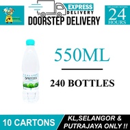 SPRITZER MINERAL WATER - 550ML X 24 BOTTLES (240 BOTTLES)