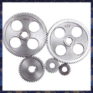 (AOVU) 5Pcs/Set CJ0618 Machine Tool Gear Metal Gears Micro-Lathe Gear Metal Cutting Gear