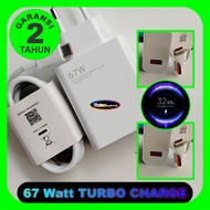 Charger 67 Watt Turbo Charge GARANSI 2 TAHUN Desimal Tampil Cocok untk xm 11T 12 12 Lite Mi 11 Ultr