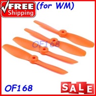 2 PAIR 5045 CCW CW PROPELLER PROP BLADE ACCESSORY FOR MINI MULTIROTOR (ORANGE)
