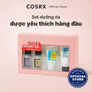 Cosrx cosmetic set includes Good Morning cleanser 20ml+Toner AHA BHA 30ml+ snail essence 30ml + 20ml oil-free gel