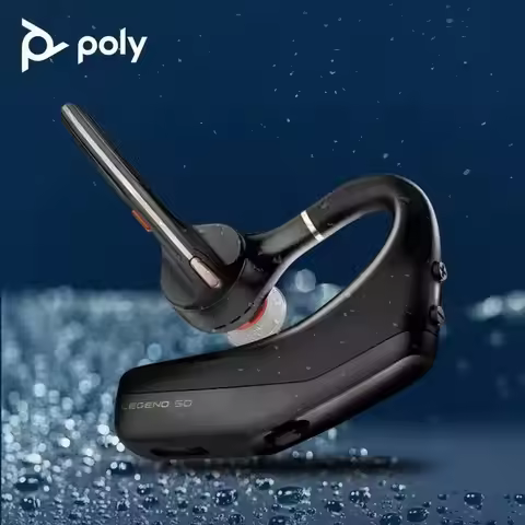 Poly Voyager Legend 50 /Legend 50 UC Bluetooth Headset AI Noise Reduction 4Mic WindSmart Tech Poly V