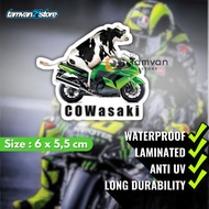 COWASAKI FUNNY STICKER KAWASAKI MEME STICKER