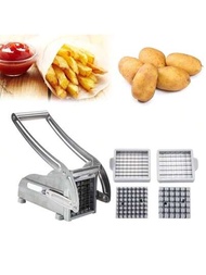 1入組薯條切割器，蔬果切片器，家用工具，適用於黃瓜，胡蘿蔔，馬鈴薯和其他蔬菜