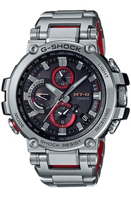 Casio G-Shock นาฬิกาข้อมือผู้ชาย สายสแตนเลส รุ่น MTG-B1000D,MTG-B1000D-1A - สีเงิน
