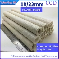 18/ 22mm Halal Sausage Sleeve Casing Jumbo Burner Collagen Edible Food Grade /Collagen Casing/ Lengt