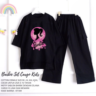 Setelan Anak Cargo Cringkel Air Flow Barbie Set Cargo Kids / Morlin Set Kids / Setelan Amelia Kids S