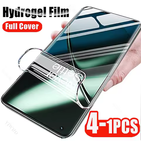 4-1pcs for OnePlus 11 11R 10R 10T 10 9 9E 9R 9RT 8 8T+ 7 7T Pro 5G Screen Protector Hydrogel Film fo