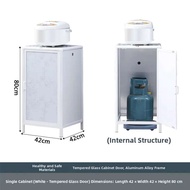 JIANWEI | Gas Tank Hideaway Cabinet LPG Cylinder Storage Box & Kitchen Cupboard