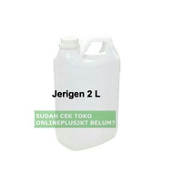 TERMURAH Botol Jerigen 2 Liter / Dirigen 2 Liter HDPE Non Segel