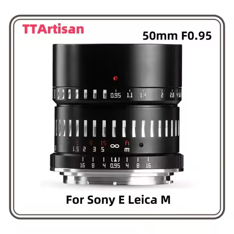 TTArtisan 50mm F0.95 APS-C Manual Fixed Camera Lens for Sony E Leica M M43 Sigma L Mount Mirrorless 
