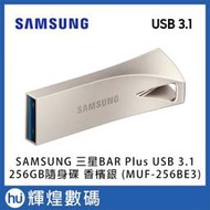 SAMSUNG 三星BAR Plus USB 3.1 256GB隨身碟 香檳金(MUF-256BE3) TESLA 哨兵