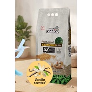 Pet Ganick | Premium Plant-Based Clumping Cat Litter (6 LBS = 2.72KG) /Natural/Flushable/Odor Contro