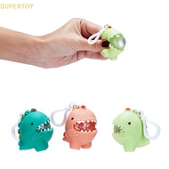 SUPERTOY Cartoon Dinosaur Squeeze Bubble Monster Stress Relief Toy Keychain Squeeze Pinch Ball Squishy Toy HOT