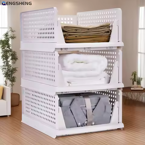 Foldable Drawer Organizer Box,Home Stackable Clothes and Underwear Storage Box,apply To Wardrobe Cup