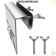 EXCLUSIVELUX Gutter Bracket, Channel Mount Metal Wall Mount Bracket, Wall Mount Gutter Mount  Camera