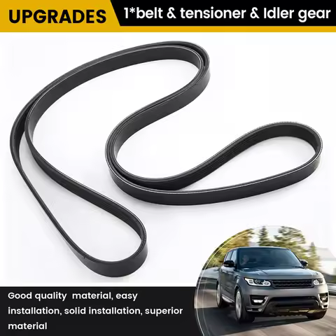 A45K-LR013697 LR016140 LR013506 3.0 TDV6 ANCILLARY DRIVE BELT TENSIONER& BELT For RANGE ROVER SPORT 
