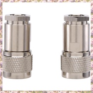 2 Pcs N Type Male Clamp RG8 LMR400 RG165 RG213 7D-FB RF Coaxial Connector