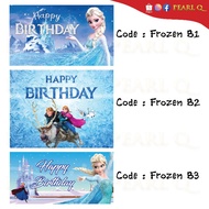 Banner Birthday | Banner Hari Jadi | Banner Hari Lahir | Banner Frozen | Birthday Banner | Frozen Bi